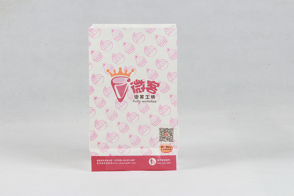 泡芙工坊精美牛皮食品袋定制 泡芙工坊精美牛皮食品袋定制