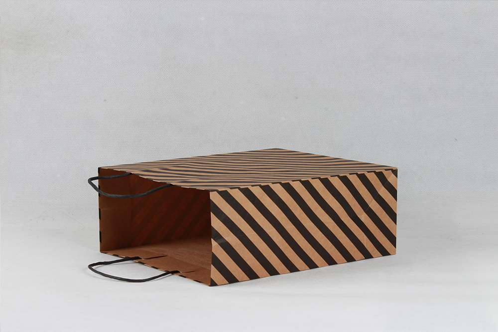 斜條紋商務型牛皮紙袋 斜條紋商務型牛皮紙袋