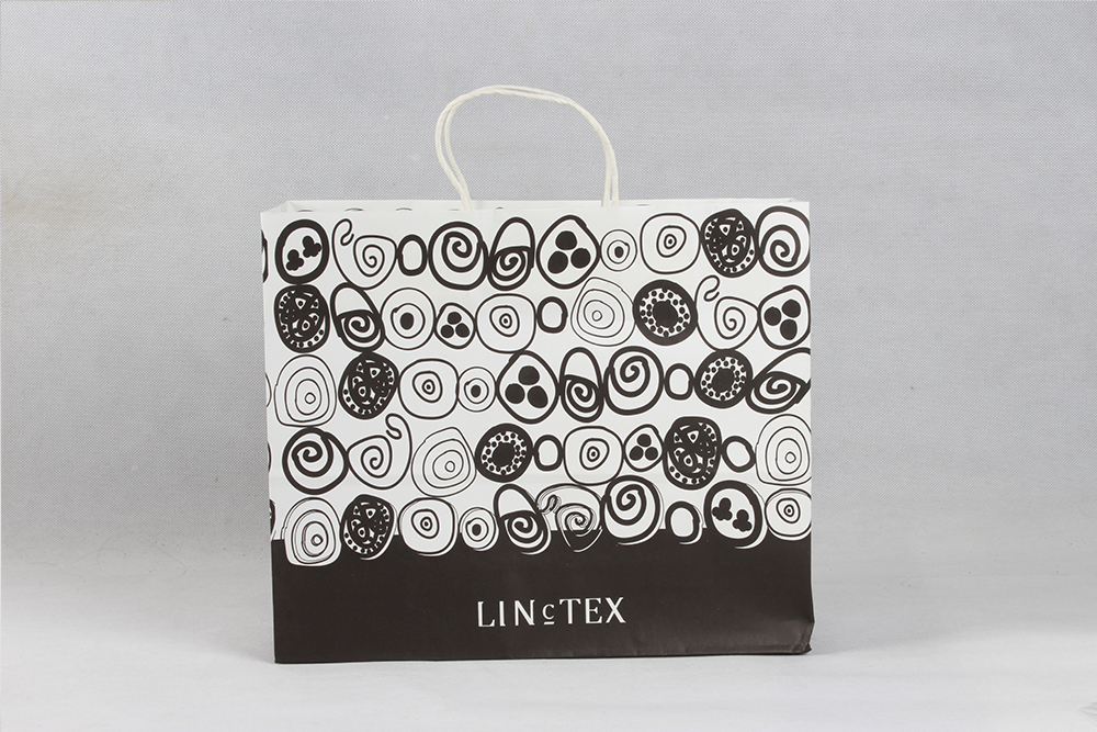 黑色創意型牛皮紙袋 LINCTEX 黑色創意型牛皮紙袋 LINCTEX