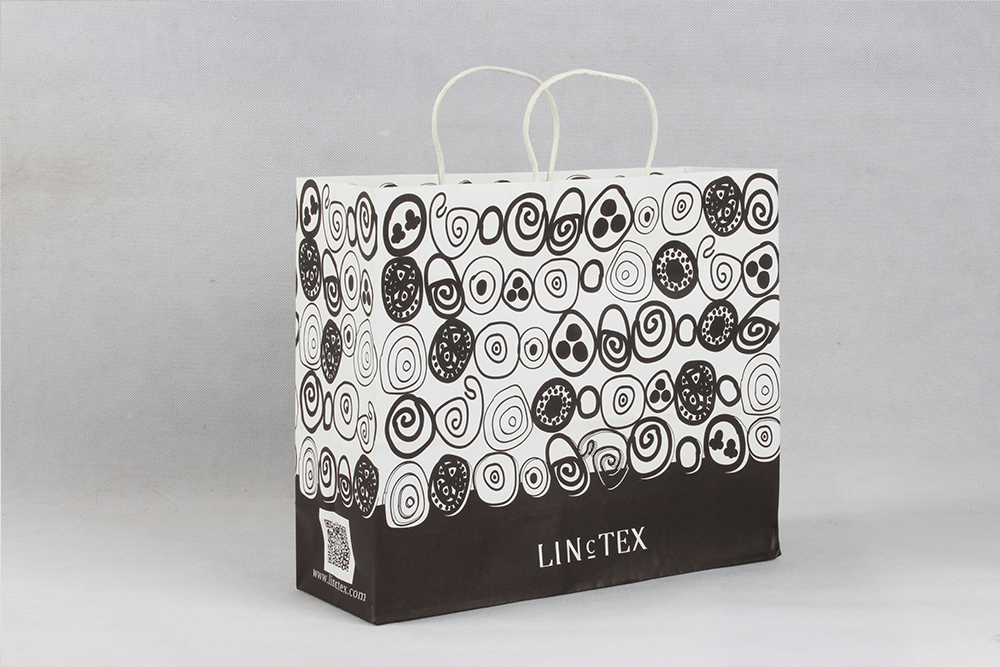 黑色創意型牛皮紙袋 LINCTEX 黑色創意型牛皮紙袋 LINCTEX