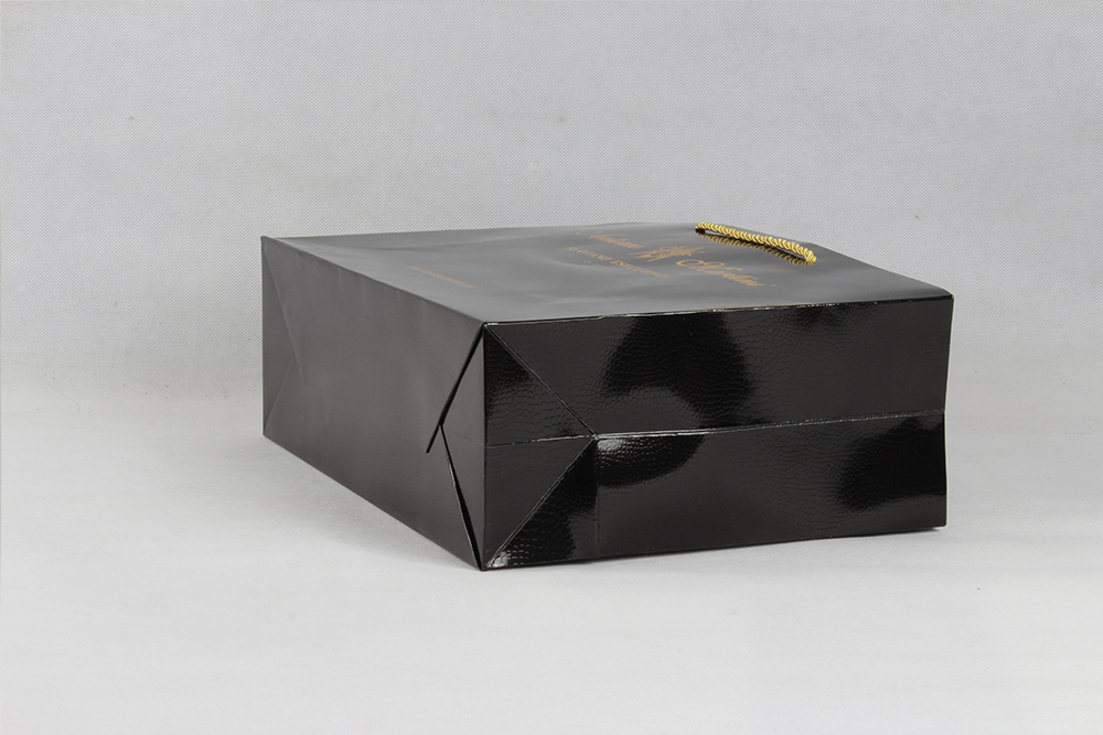 高檔黑色銅版紙袋 高檔黑色銅版紙袋