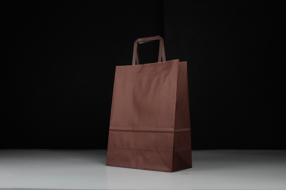 時尚扁提手商務型牛皮紙袋 時尚扁提手商務型牛皮紙袋