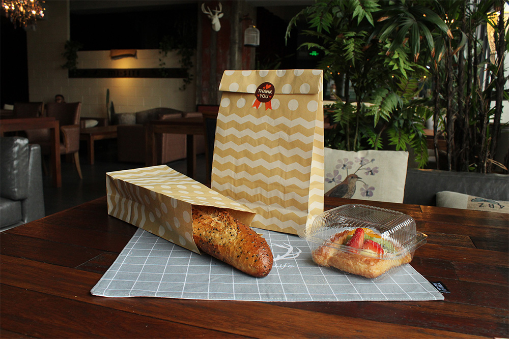 波浪紋便捷牛皮食品袋 波浪紋便捷牛皮食品袋