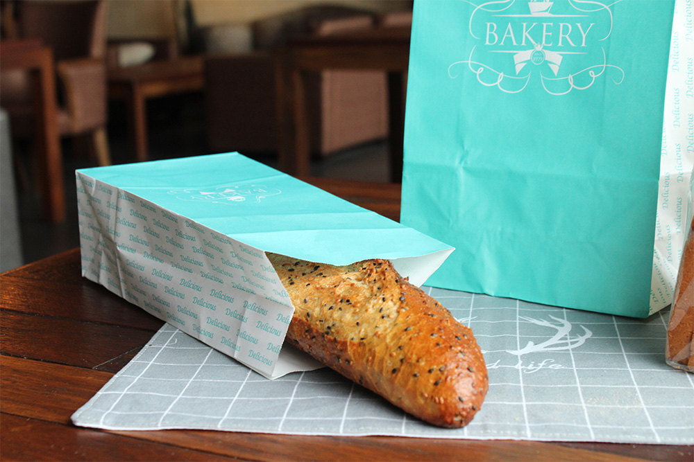 淺藍色休閑牛皮紙袋 淺藍色休閑牛皮紙袋